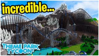 This Theme Park Tycoon 2 MEGA PARK Is INSANE [upl. by Devaj]