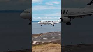 FINNAIR A321231 LANDING at Madeira Airport [upl. by Treva]