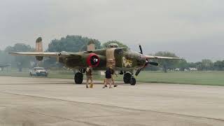 B25 Mitchell World War IIperforming at the 2024 Texas Airshow [upl. by Dahs]