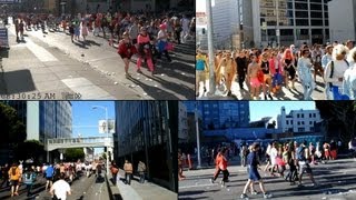 Bay to Breakers 2013 montage 4 hours compressed into 15 minutes [upl. by Dagney]