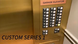 Quick Ride Otis Custom Series 1 Traction Elevator  Omni Hotel Yale University New Haven CT [upl. by Anoli]