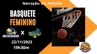 BASQUETE FEMININO PAULISTA 2023  BAX x OURINHOS  22112023 [upl. by Malony801]