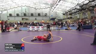 3942 QuarterFinals  Drake Ayala Sebolt Wrestling Academy vs Chance Lamer Orange Crush WC [upl. by Hasheem]