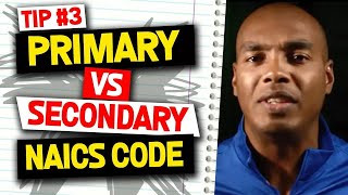 Primary vs Secondary NAICS Code  Naics Codes Explained  Eric Coffie [upl. by Ailekat790]