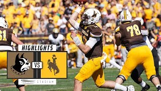 Wofford vs Wyoming Football Highlights 2018  Stadium [upl. by Shakespeare]