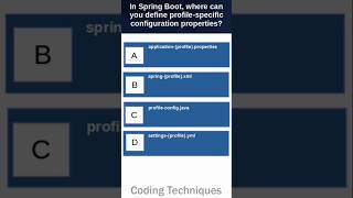 In Spring Boot Where can you specify profile specific configuration properties [upl. by Tunk]