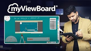 myViewBoard Visual Learning Platform  myviewboard Whiteboard  Edusquadz [upl. by Jabin]