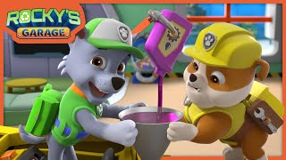 Rubbles Crane Needs a Construction Upgrade  Rockys Garage  PAW Patrol Cartoons for Kids [upl. by Patterman]