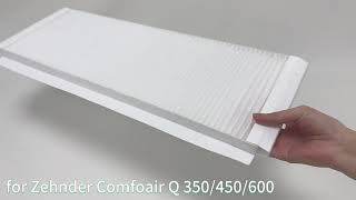 Factory Price Filter Set G4 F7 for Zehnder Ventilation Units Comfoair Q350  Q450  Q600 [upl. by Uis661]