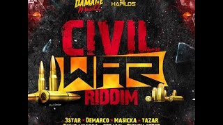 CIVIL WAR RIDDIM MIX FT DEMARCO RYME MINSTER MASICKA amp MORE DJ SUPARIFIC [upl. by Philis]