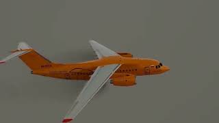 Saratov airlines flight 703 crash animation [upl. by Adelbert]