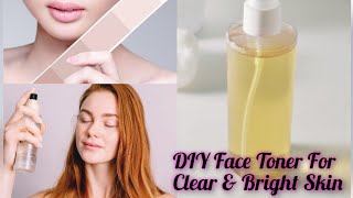 DIY Face Toner DIY Face Toner For Clean amp Bright Skin Noor Ali [upl. by Eugaet]