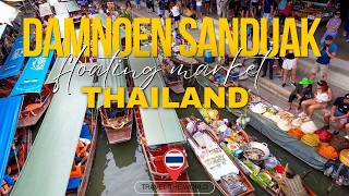 Damnoen Saduak Floating Market Thailand [upl. by Alyek]