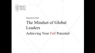 Hult Webinar The Mindset of Successful Leaders [upl. by Ayle6]