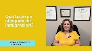 Que hace un abogado de inmigración como se llega a ser abogado de inmigracion y ramas de abogados [upl. by Adias]