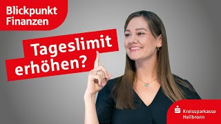 Ändern Sie Ihr Tageslimit beliebig bis zu 7 Tage [upl. by Liss991]