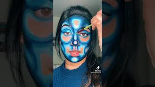 🌊 Pterodactyl Makeup Look Transformation 2021  Tiktok Makeup Shorts [upl. by Templas297]