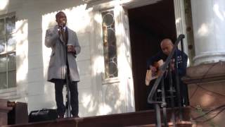 Leslie Odom Jr  Dear Theodosia and Cheer Up Charlie Oct 31 2015  The MorrisJumel Mansion [upl. by Blum]