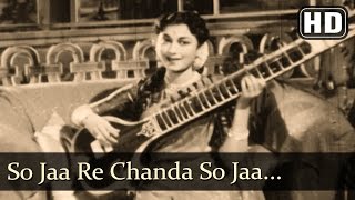 So Jaa Re Chanda So Jaa HD  Aasha Songs  Kishore Kumar  Minoo Mumtaz Filmigaane [upl. by Drallim]