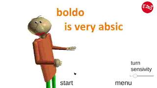 boldo is very absic  A Baldis Basics Mod [upl. by Cecilia979]