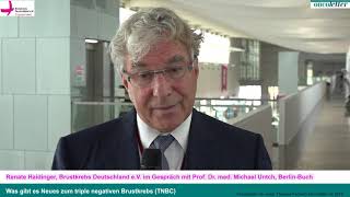 ESMO 2019 quotWas gibt es Neues zum triple negativen Brustkrebs TNBCquot Prof Untch [upl. by Claresta876]