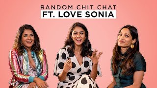 MensXP Random Chit Chat Ft Richa Chadha Freida Pinto and Mrunal Thakur From Love Sonia [upl. by Halivah]