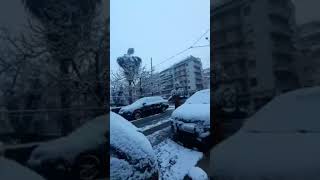 SNOW FALLS IN ATHENS GREECE WINTER 2023 [upl. by Nagem]