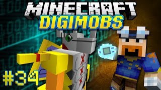 Minecraft DIGIMOBS EP 34  WarGreymon [upl. by Adranoel447]