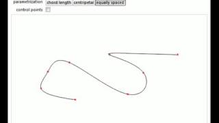 Global BSpline Curve Interpolation [upl. by Jehias]