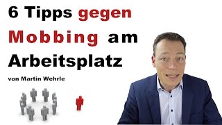 Mobbing am Arbeitsplatz Wehr dich SO CourageTrick [upl. by Sanoj]