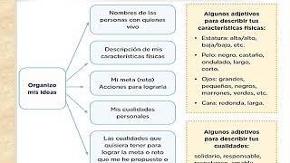 Leemos un texto descriptivo y aprendemos a usar organizadores gráﬁcos [upl. by Aidnama]