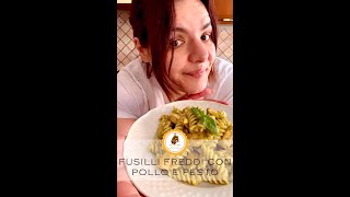 PASTA FREDDA CON POLLO E PESTO [upl. by Sasnett]