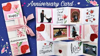 Valentine’s Day card  How to make anniversary card  Valentine’s Day card handmade  card ideas [upl. by Adnat668]