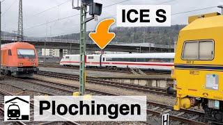 Reise ins Ländle Plochingen ICE S Bauzug BR 294 Teil 2 [upl. by Niehaus289]