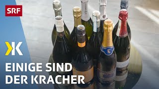 Prosecco im Test Einige Flaschen sind der Knaller fürs Fest  2018  Kassensturz  SRF [upl. by Quentin]