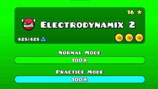 Electrodynamix 2  Geometry Dash 22 [upl. by Ahsain]