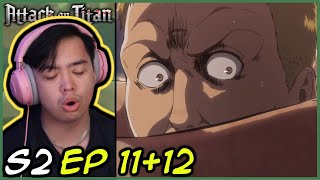 Hanness Death Attack on Titan Season 2 Finale Episode 11 and 12 Reaction [upl. by Llenart]