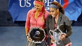 HD Serena Williams vs Victoria Azarenka Match Point US OPEN 2013 Title Speech HEART [upl. by Judy]