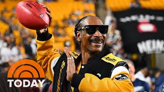 Go behind the with scenes Pittsburgh Steelers biggest fan Snoop Dogg [upl. by Darill]