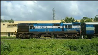 Tiruchendur Express returns to Tirunelveli as passenger train [upl. by Johnsten]