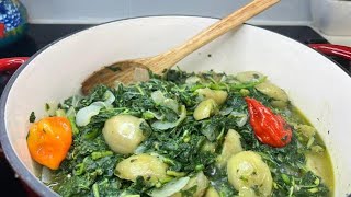 Bitekuteku Recette Congolaise Lėgumes vert aux aubergines Callaloo [upl. by Mann736]