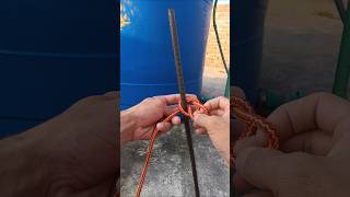 Strong hitch knot how rope diy [upl. by Whitehurst482]