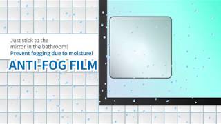 ENAntiFog FilmPreventing Film for Fogging on Mirror [upl. by Nocam]