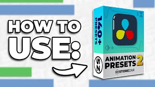 Our Animation Presets Will Take Your DaVinci Resolve Edits to the Next Level [upl. by Selrahcnhoj]