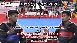 A Raazaq SGP VS Moh Al Jufferi MYS  31st Sea Games Pencak Silat 2021 Kelas F Pa [upl. by Geilich]