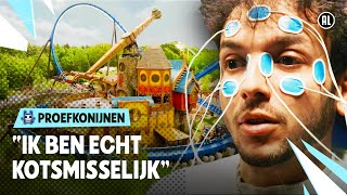 MET EEN VOLLE MAAG IN DE ACHTBAAN 🤢🎢  Proefkonijnen  Seizoen 1 2  NPO Zapp [upl. by Nirrat423]