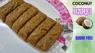 Quick amp Healthy Coconut Jaggery Barfi in 20 Minutes  Traditional Thengai Barfi Recipe SugarFree [upl. by Asir]