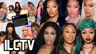 Nicki Minaj displays “FEMALE RAP UNITY”  ‘FTCU’ remix dropping next week  Nicki CLOCKS haters… [upl. by Ellenid]