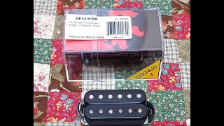 Dimarzio PAF 36th Anniversary Bridge DP223 DP223FBK DP223BK  High Gain  quotLight Mayhemquot [upl. by Nicodemus]