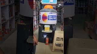 Colour Mixing Auto Machine Jsw Paints colors painting home shorts machine [upl. by Opalina]